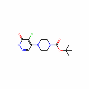 tert-Butyl 4-(5-chloro-6-oxo-1,6-dihydropyridazin-4-yl)piperazine-1-carboxylate