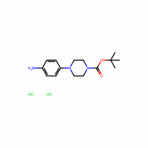 tert-Butyl 4-(4-aminophenyl)piperazine-1-carboxylate dihydrochloride
