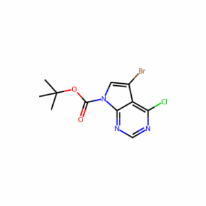 tert-Butyl 5-Bromo-4-Chloro-7H-Pyrrolo[2,3-d]Pyrimidine-7-Carboxylate