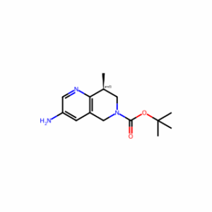 tert-Butyl 3-amino-8-methyl-7,8-dihydro-1,6-naphthyridine-6(5H)-carboxylate