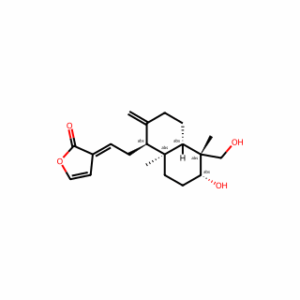 (3E)-3-[2-[(1S,4aS,5R,6R,8aS)-Decahydro-6-hydroxy-5-(hydroxymethyl)-5,8a-dimethyl-2-methylene-1-naphthalenyl]ethylidene]-2(3H)-furanone