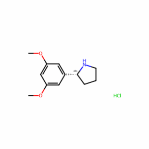 (R)-2-(3,5-Dimethoxyphenyl)pyrrolidine hydrochloride
