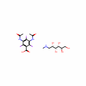 (2R,3R,4R,5S)-6-(methylamino)hexane-1,2,3,4,5-pentaol 3,5-diacetamido-2,4,6-triiodobenzoate