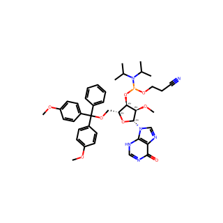 (2R,3R,4R,5R)-2-((Bis(4-methoxyphenyl)(phenyl)methoxy)methyl)-4-methoxy-5-(6-oxo-3,6-dihydro-9H-purin-9-yl)tetrahydrofuran-3-yl (2-cyanoethyl) diisopropylphosphoramidite
