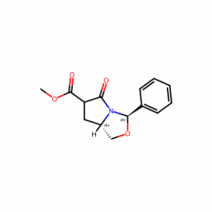 (3R,7aS)-methyl 5-oxo-3-phenylhexahydropyrrolo[1,2-c]oxazole-6-carboxylate