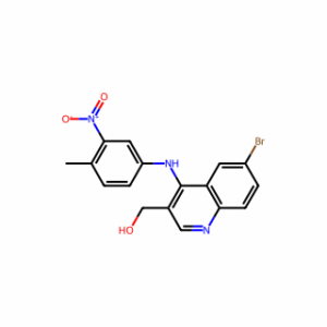 (6-bromo-4-((4-methyl-3-nitrophenyl)amino)quinolin-3-yl)methanol