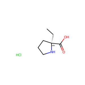 (S)-2-ethylpyrrolidine-2-carboxylic acid hydrochloride