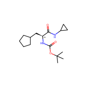 (S)-tert-butyl (3-cyclopentyl-1-(cyclopropylamino)-1-oxopropan-2-yl)carbamate