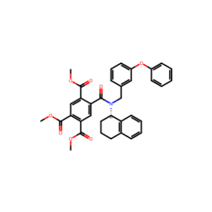 (S)-TRIMETHYL 5-((3-PHENOXYBENZYL)(1,2,3,4-TETRAHYDRONAPHTHALEN-1-YL)CARBAMOYL)BENZENE-1,2,4-TRICARBOXYLATE