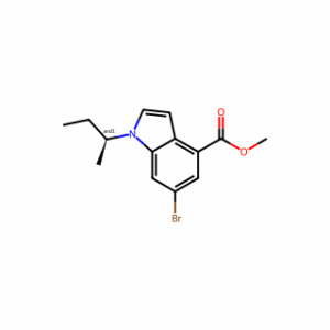 Methyl 6-bromo-1-(sec-butyl)-1H-indole-4-carboxylate