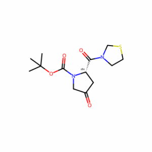 (2R)-4-Oxo-2-(3-thiazolidinylcarbonyl)-1-pyrrolidinecarboxylic Acid 1,1-Dimethylethyl Ester