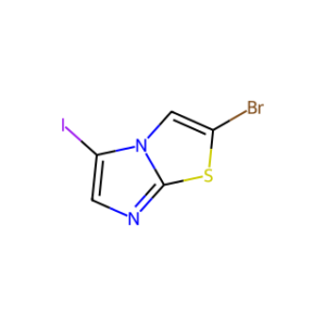 Imidazo[2,1-b]thiazole, 2-bromo-5-iodo-