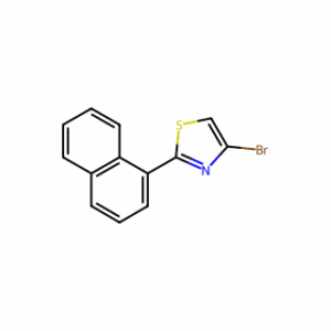Thiazole, 4-bromo-2-(1-naphthalenyl)-