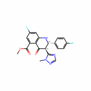 (2S,3S)-Methyl 7-Fluoro-2-(4-Fluorophenyl)-3-(1-Methyl-1H-1,2,4-Triazol-5-Yl)-4-Oxo-1,2,3,4-Tetrahydroquinoline-5-Carboxylate