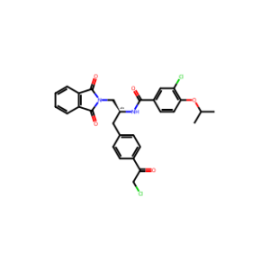 (S)-3-Chloro-N-(1-(4-(2-chloroacetyl)phenyl)-3-(1,3-dioxoisoindolin-2-yl)propan-2-yl)-4-isopropoxybenzamide