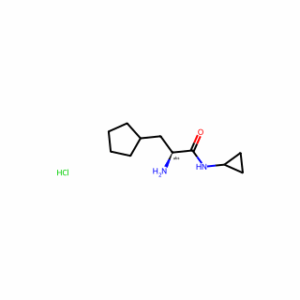 (2S)-2-amino-3-cyclopentyl-N-cyclopropylpropanamide hydrochloride