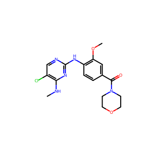 (4-((5-Chloro-4-(methylamino)pyrimidin-2-yl)amino)-3-methoxyphenyl)(morpholino)methanone