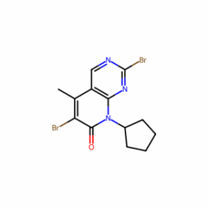 Pyrido[2,3-d]pyrimidin-7(8H)-one, 2,6-dibromo-8-cyclopentyl-5-methyl-