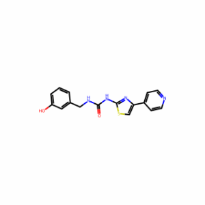 Urea, N-[(3-hydroxyphenyl)methyl]-N′-[4-(4-pyridinyl)-2-thiazolyl]-