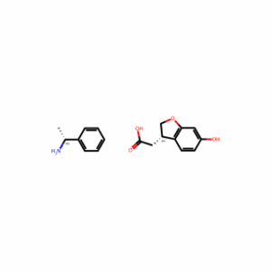 (R)-1-phenylethanamine (S)-2-(6-hydroxy-2,3-dihydrobenzofuran-3-yl)acetate