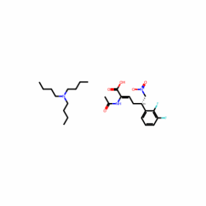 Tributylamine (S,Z)-2-acetamido-5-(2,3-difluorophenyl)-6-nitrohex-2-enoate