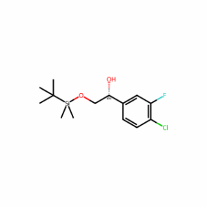 (R)-2-((tert-butyldimethylsilyl)oxy)-1-(4-chloro-3-fluorophenyl)ethanol