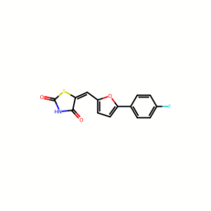 (E)-5-((5-(4-Fluorophenyl)furan-2-yl)methylene)thiazolidine-2,4-dione