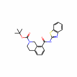 tert-Butyl 8-(benzo[d]thiazol-2-ylcarbamoyl)-3,4-dihydroisoquinoline-2(1H)-carboxylate