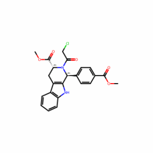 Methyl (1S,3R)-2-(2-chloroacetyl)-1-(4-methoxycarbonylphenyl)-1,3,4,9-tetrahydropyrido[3,4-b]indole-3-carboxylate