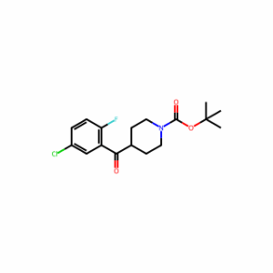 tert-butyl 4-(5-chloro-2-fluorobenzoyl)piperidine-1-carboxylate