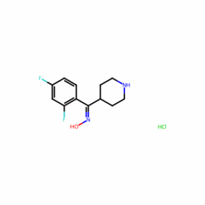 (2,4-Difluorophenyl)(piperidin-4-yl)methanone oxime hydrochloride