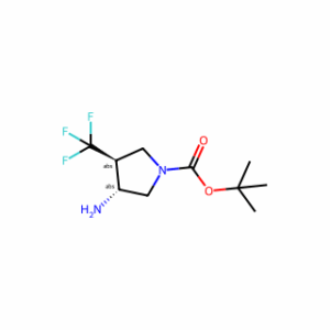 (3R,4S)-tert-Butyl 3-amino-4-(trifluoromethyl)pyrrolidine-1-carboxylate