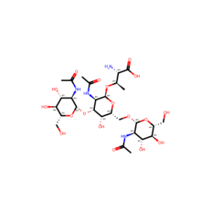 GlcNAcβ(1-3)[GlcNAcβ(1-6)]GalNAc-α-Thr