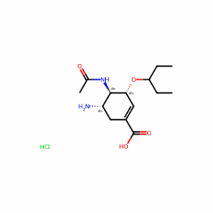 (3R,4R,5S)-4-Acetamido-5-amino-3-(pentan-3-yloxy)cyclohex-1-enecarboxylic acid hydrochloride