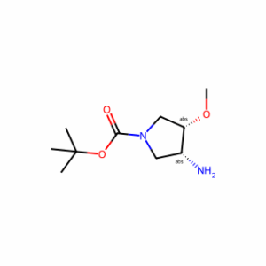 tert-Butyl rel-(3R,4S)-3-amino-4-methoxypyrrolidine-1-carboxylate
