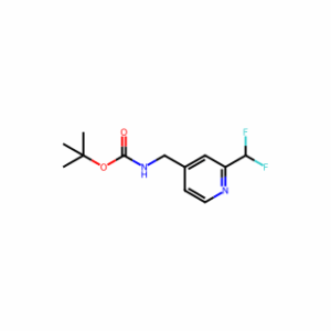 tert-Butyl ((2-(difluoromethyl)pyridin-4-yl)methyl)carbamate