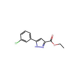 Ethyl 5-(3-chlorophenyl)-1h-pyrazole-3-carboxylate