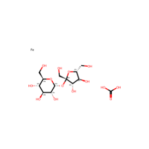 Ferrous carbonate saccharated