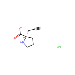 (S)-2-(prop-2-yn-1-yl)pyrrolidine-2-carboxylic acid hydrochloride