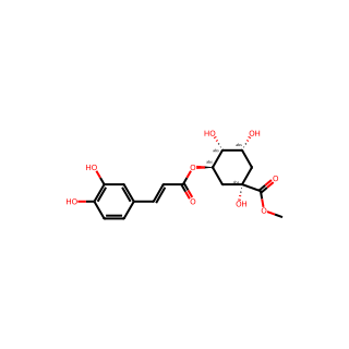 Methyl (1S,3R,4R,5R)-3-(((E)-3-(3,4-dihydroxyphenyl)acryloyl)oxy)-1,4,5-trihydroxycyclohexane-1-carboxylate