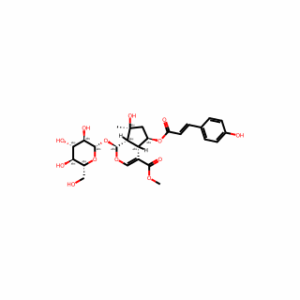 Methyl (1S,4aS,5R,7S,7aS)-1-(β-D-glucopyranosyloxy)-1,4a,5,6,7,7a-hexahydro-7-hydroxy-5-[[(2E)-3-(4-hydroxyphenyl)-1-oxo-2-propen-1-yl]oxy]-7-methylcyclopenta[c]pyran-4-carboxylate