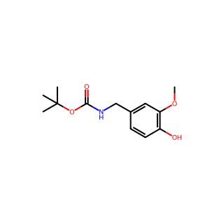 Tert-Butyl 4-Hydroxy-3-Methoxybenzylcarbamate