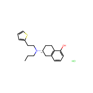 (R)-6-(Propyl(2-(Thiophen-2-Yl)Ethyl)Amino)-5,6,7,8-Tetrahydronaphthalen-1-Ol Hydrochloride