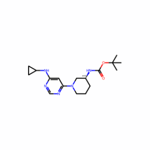 tert-Butyl (1-(6-(cyclopropylamino)pyrimidin-4-yl)piperidin-3-yl)carbamate