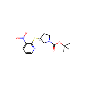 (R)-tert-Butyl 3-((3-nitropyridin-2-yl)thio)pyrrolidine-1-carboxylate