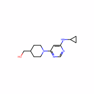 (1-(6-(Cyclopropylamino)pyrimidin-4-yl)piperidin-4-yl)methanol