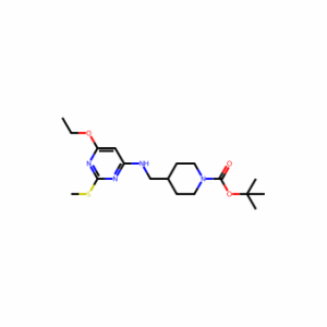tert-Butyl 4-(((6-ethoxy-2-(methylthio)pyrimidin-4-yl)amino)methyl)piperidine-1-carboxylate