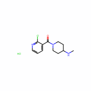 (2-Chloropyridin-3-yl)(4-(methylamino)piperidin-1-yl)methanone hydrochloride
