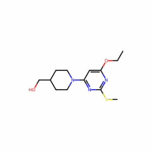 (1-(6-Ethoxy-2-(methylthio)pyrimidin-4-yl)piperidin-4-yl)methanol