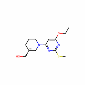 (1-(6-Ethoxy-2-(methylthio)pyrimidin-4-yl)piperidin-3-yl)methanol